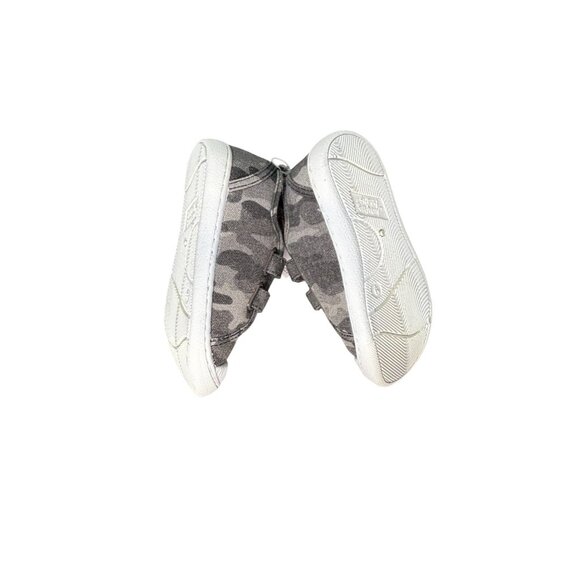 Jumping Beans Kids Gray Camouflage Velcro Sneakers Size 9 - Picture 5 of 6